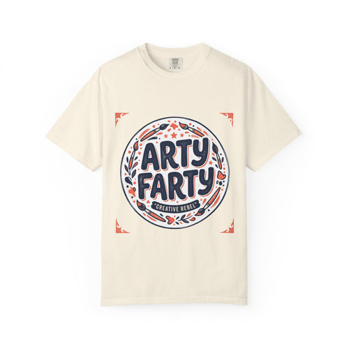 Arty Farty Graphic T-Shirt — Retro Floral Creative Vibes Tee