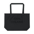 100% Organic Canvas Tote Bag – Large Eco Grocery & Market Shopper